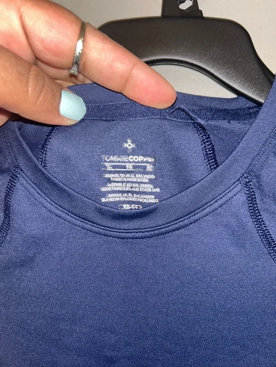 Tommy Copper Shirt - navy Shoulder Support Shirt | Women's Short Sleeve - Picture 4 of 11